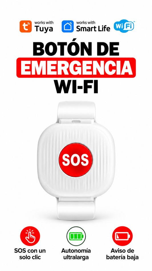 Pulsera SOS con alerta instantánea al móvil