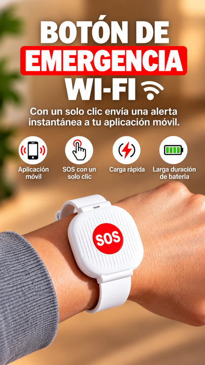 Pulsera SOS con alerta instantánea al móvil